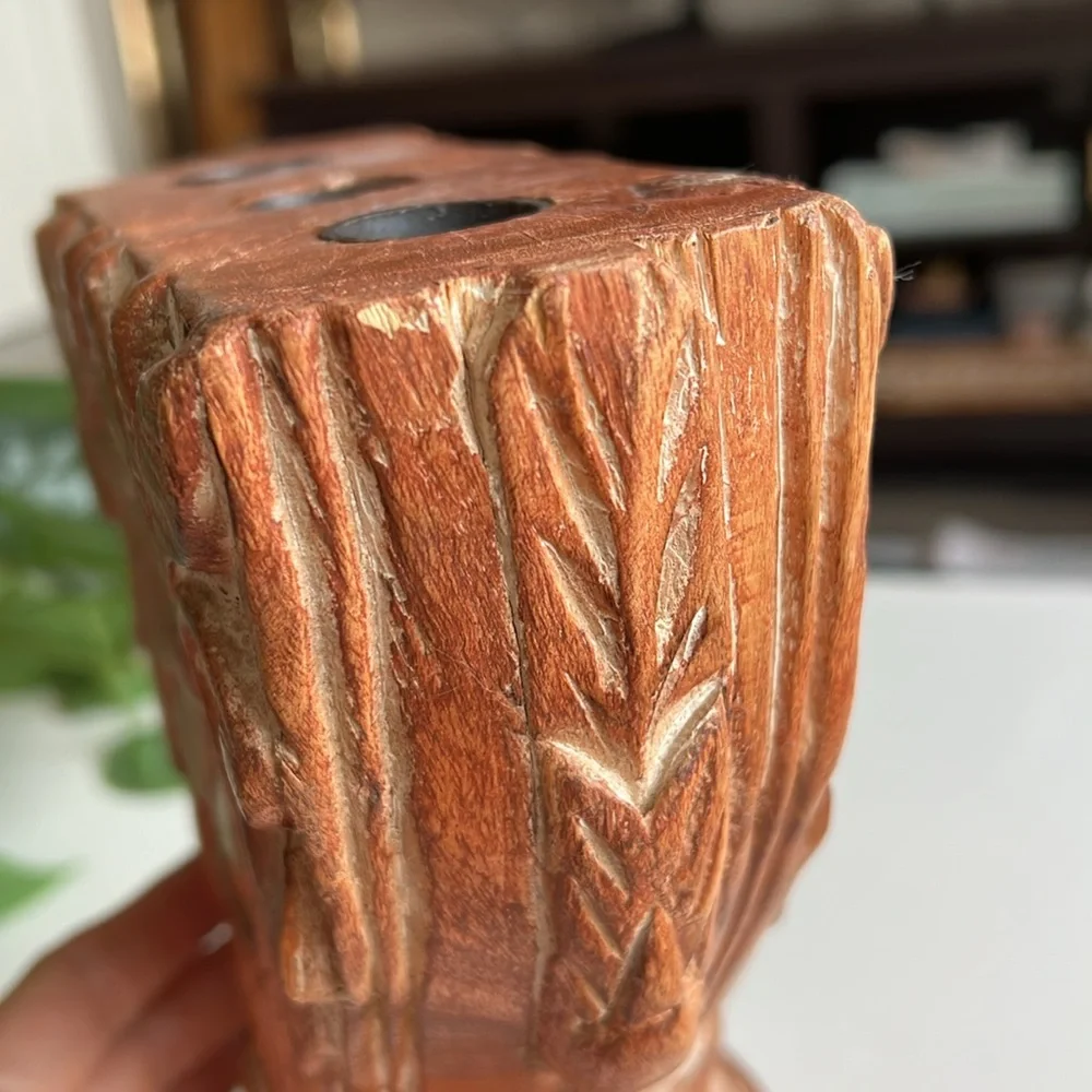 Vintage carved floral